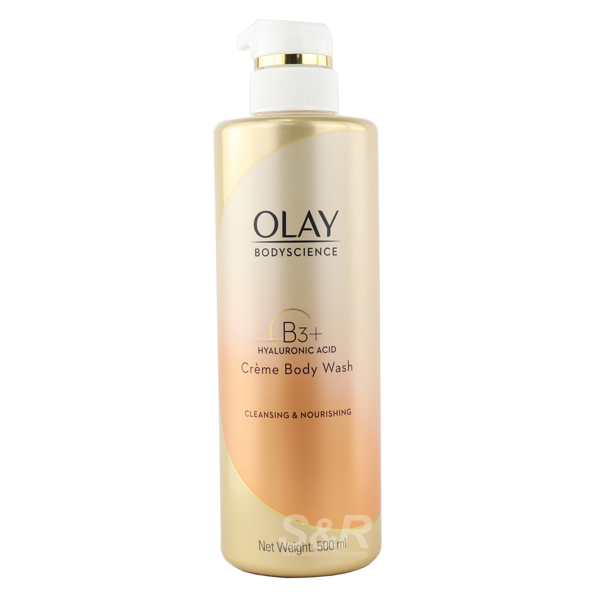 Olay Creme Body Wash  Hyaluronic Acid Cleansing and Nourishing  500mL